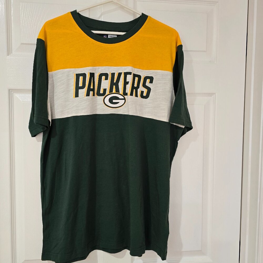 Green Bay‎ Packers Men's NFL Team Apparel Brand T-Shirt Green Size XL NWOT
